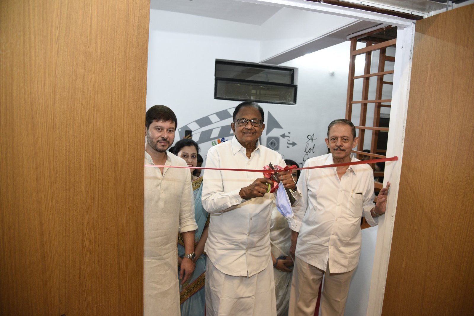 Rohit Tilak with P.Chidambaram