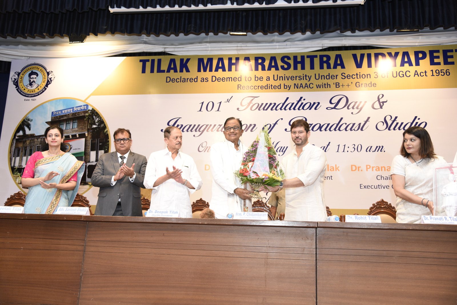Rohit Tilak in TMV with P.Chidambaram