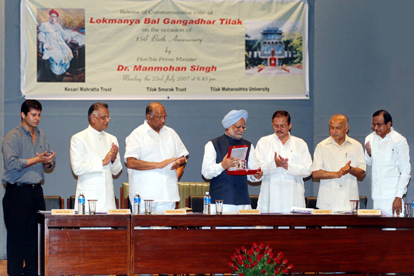 Rohit Tilak with Dr. Manmohan Singh