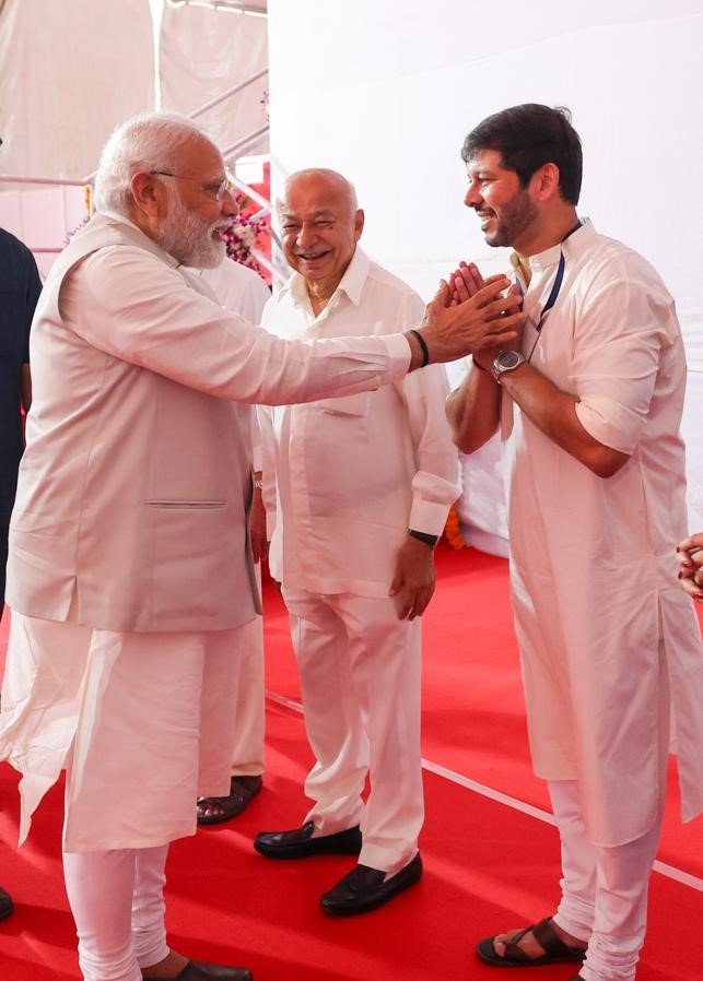 Rohit Tilak with PM Modi